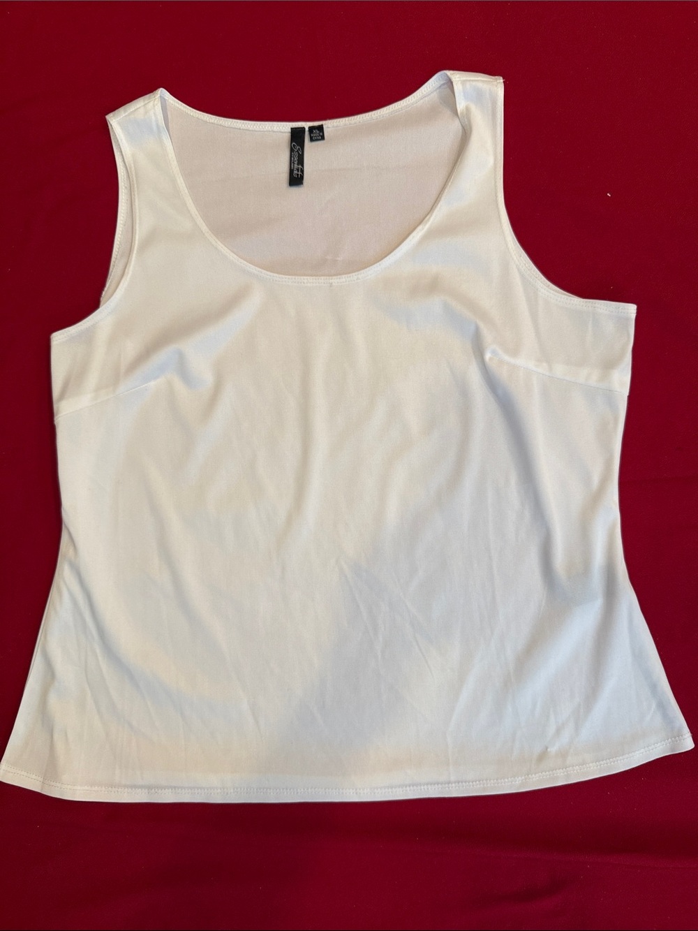 Classic White Women's Tank Top or camisole